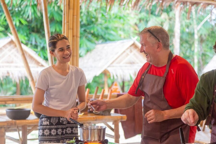 3 hours Khao Lak Cooking Class and Market Visit - The Fun Thai Skills: Fruit Carving or Coconut Milk Preparation