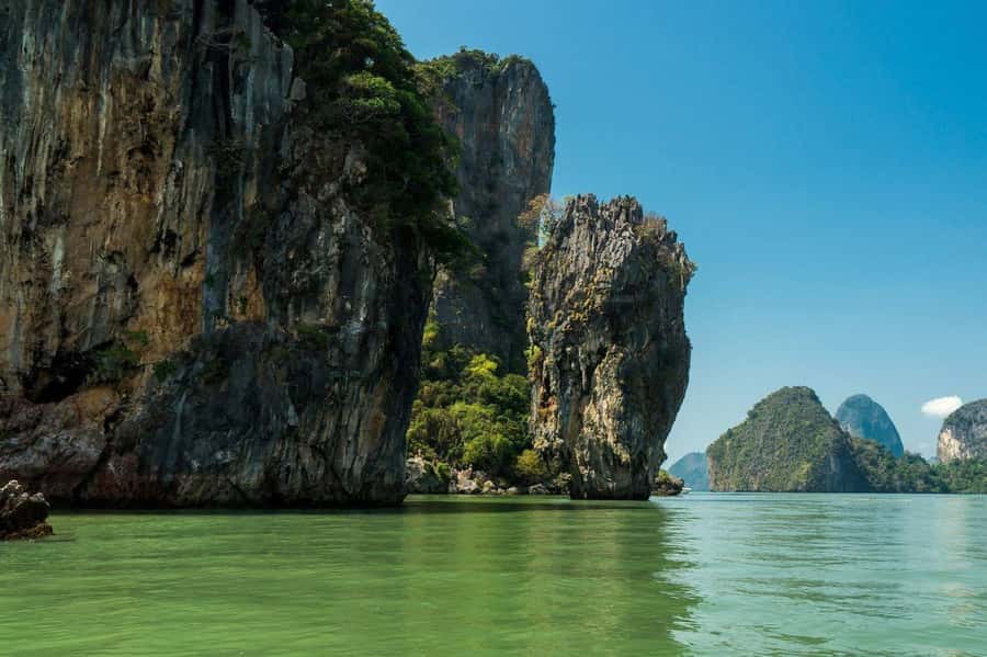 From Khao Lak: James Bond Island Canoe Trip with Lunch - The Long-Tail Jump and Mangrove Longboat Panoramas