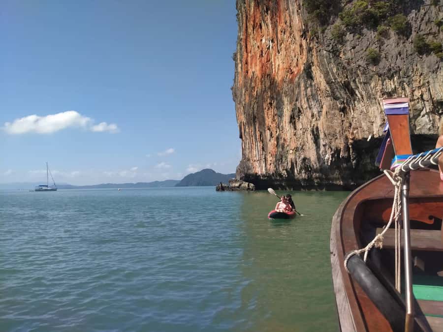 From Khao Lak: James Bond Island Canoe Trip with Lunch - Koh Tapu and Khao Phing Kan: Bond Island Photos With Real Crowds