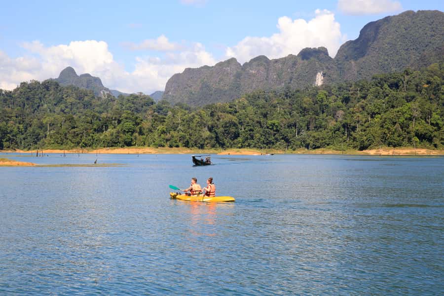 From Khao Lak: Khao Sok & Cheow Lan Lake Tour with Kayaking - Wildlife Viewing on the Lake and Park Attempts