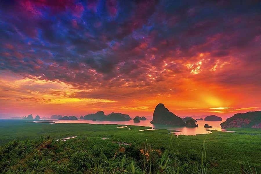 From Khao Lak: Premium James Bond Sunset and Canoe Adventure - From Khao Lak to Ao Po Pier: The Day Starts Moving