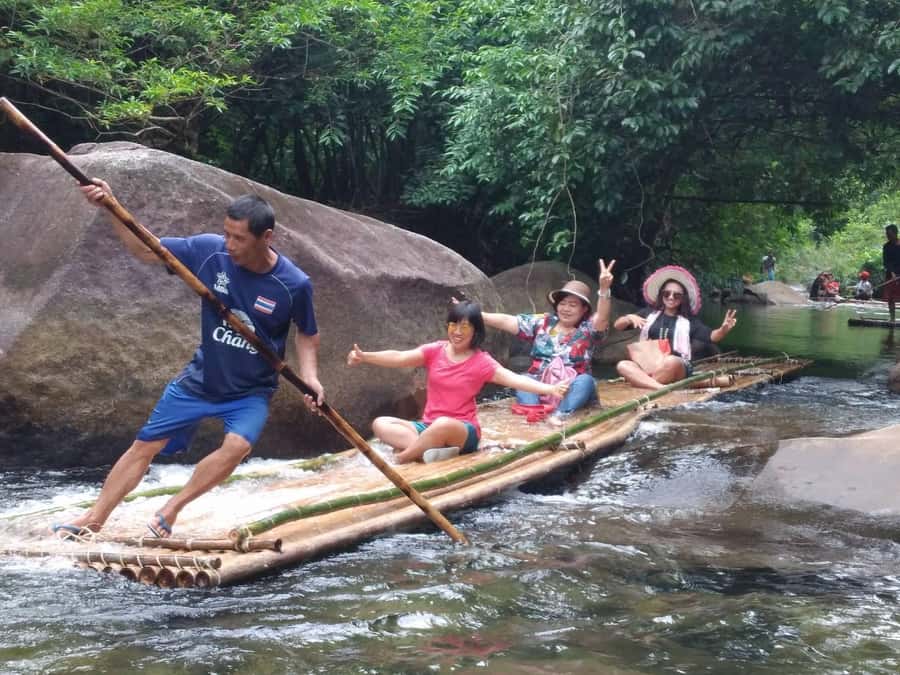 Full-Day ATV Khaolak Adventure with local Support - Bamboo rafting on the river: the calm start that sets the tone
