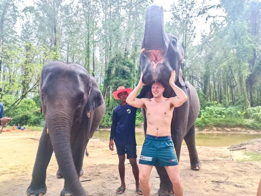 Full-Day Khaolak Highlights & Spa - Elephant sanctuary visit: bathing and feeding in a Thai context