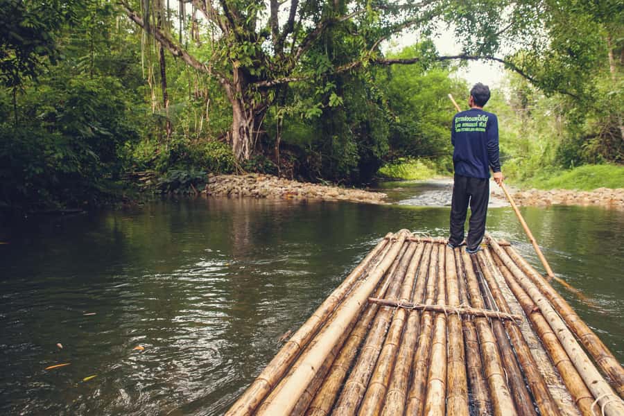 Khao Lak: Lampi Waterfall, Bamboo Rafting & Turtle Center - Lampi Waterfall in Thaimuang–Lampi National Park: swim first, photos second
