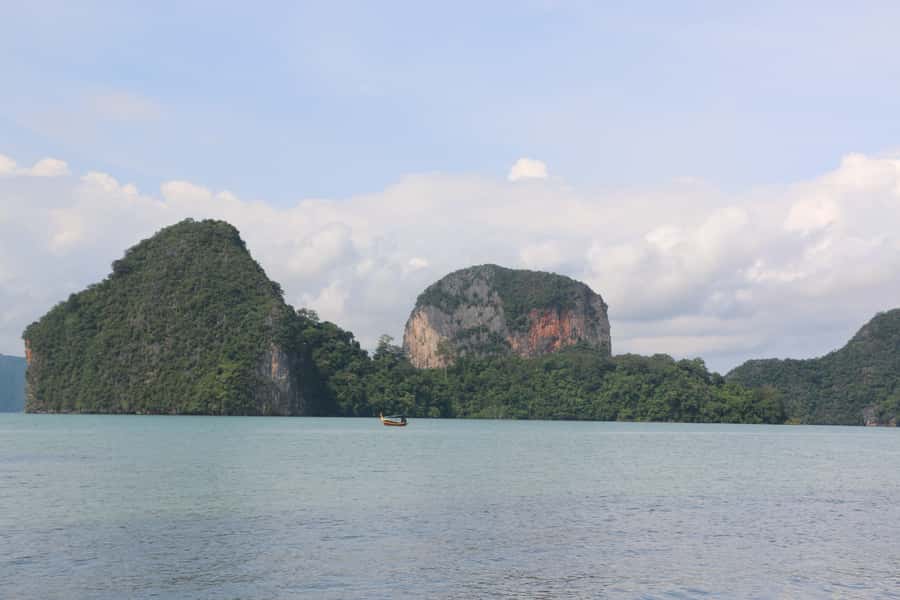 Khao Lak: Phang Nga Bay & James Bond Island by Longtail Boat - Wat Tham Suwannakhuha Cave Temple: Golden Buddha and Monkey Energy