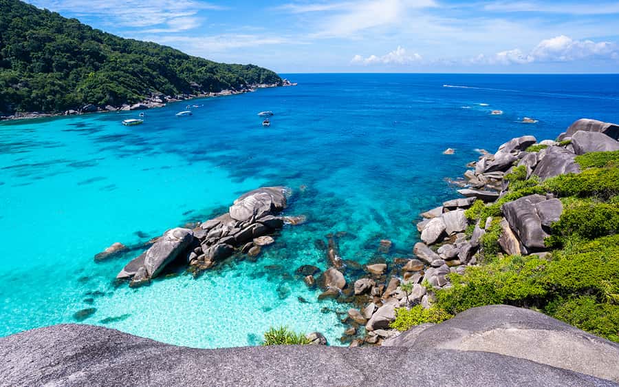 Khao Lak: Similan Islands Snorkeling Day Trip w/Meals - Koh Meang National Park Office break and the lunch view