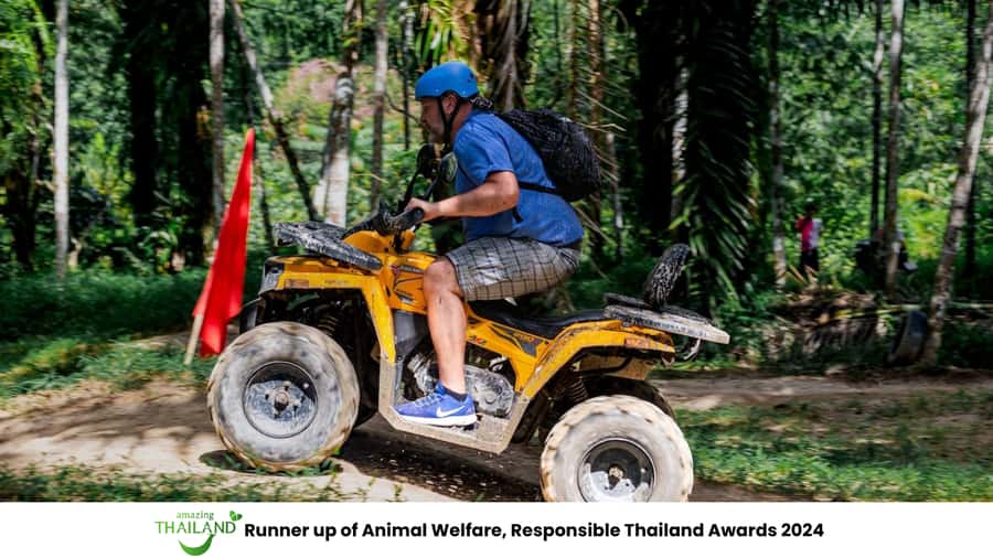 Khao Lak Wild ATV Quad Bike & Gentle Giants Experience - Khao Lak in one shot: sanctuary care, then quad-bike action