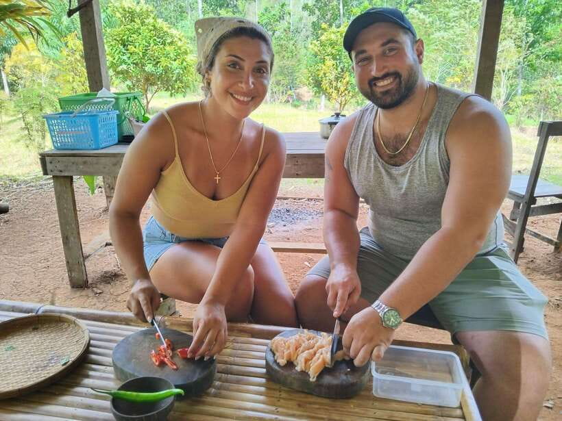 Khao Sok: Private Authentic Jungle Cooking Experience - From Hotel Pickup to the Organic Garden in Khao Sok
