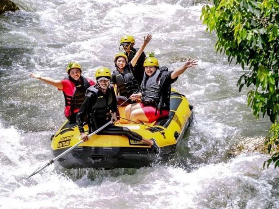 KhaoLak :White Water Rafting ,Monkey Cave, Elephant Bathing - 200-meter zipline and river breaks: where adrenaline slows down