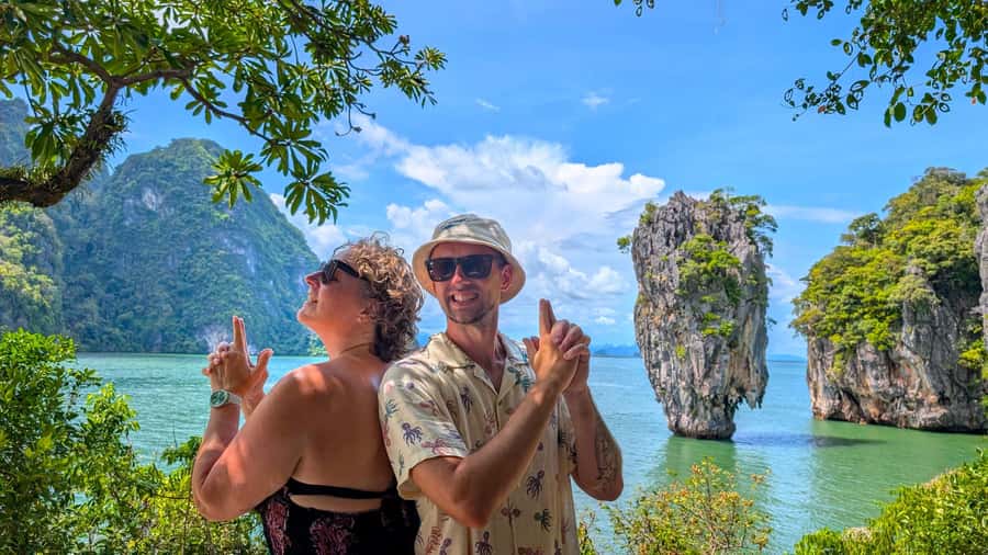 Phang Nga: Private Longtail Boat to James Bond & Koh Panyi - Ko Tapu (Bond Island): the 1974 photo moment and your swim break