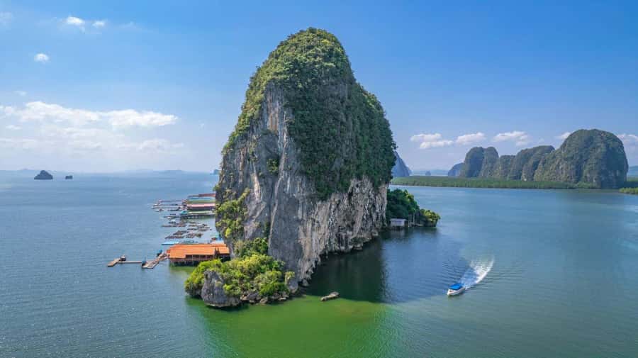 Phuket: Premium Day Trip to James Bond - Naka Island - Panak Island caves and reef options: plan for wet feet