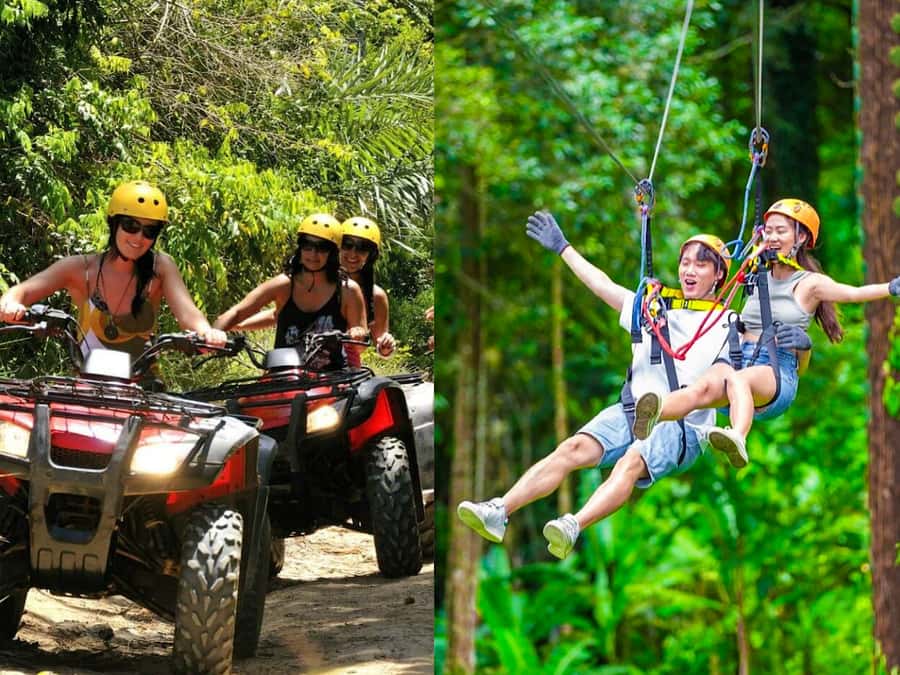 Phuket: Zip Line & ATV Adventure with Hotel Transfer Option - Hotel Pickup and Drop-Off From Patong and Karon: Keeping the Day Effort-Light
